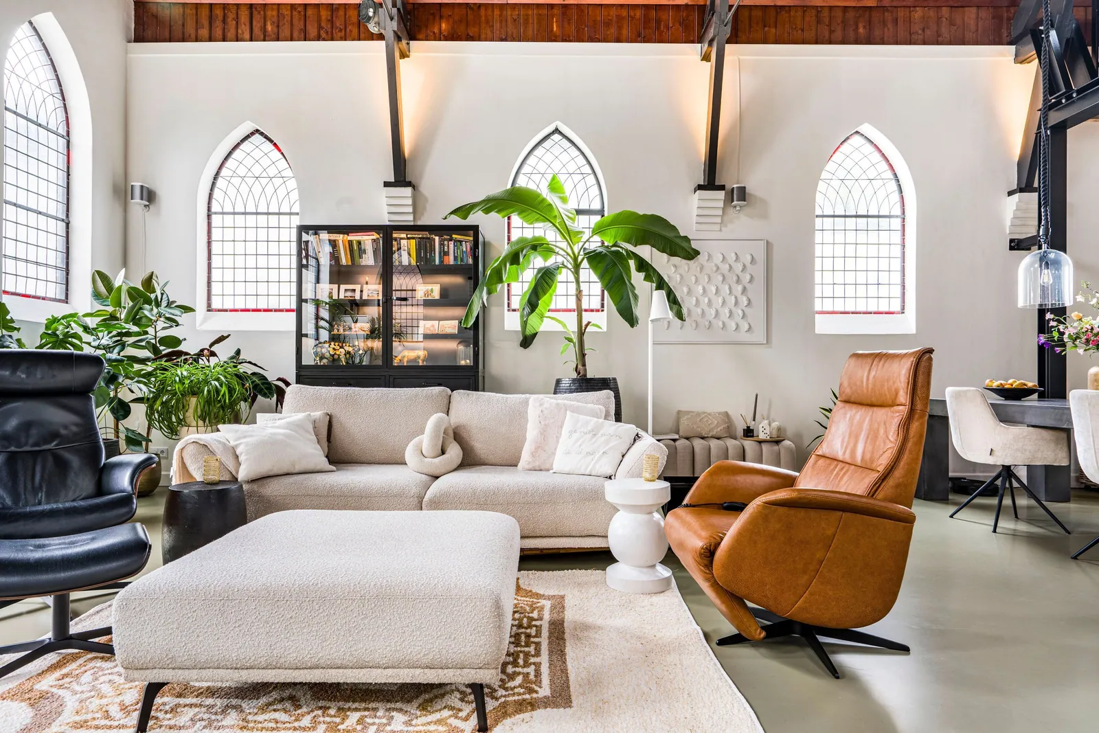 Rehoboth, Apeldoorn – het zitgedeelte in het hoge deel van de kerkzaal