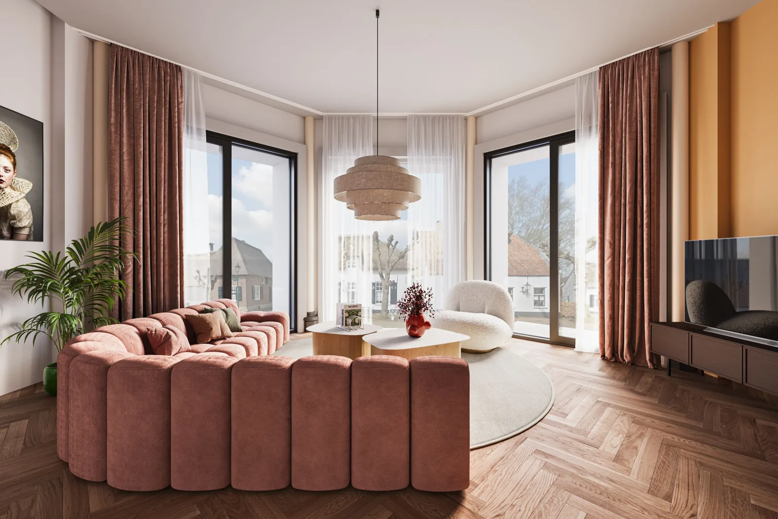 Sint Victorbasiliek, Batenburg – impressie van een loft onder de gewelven