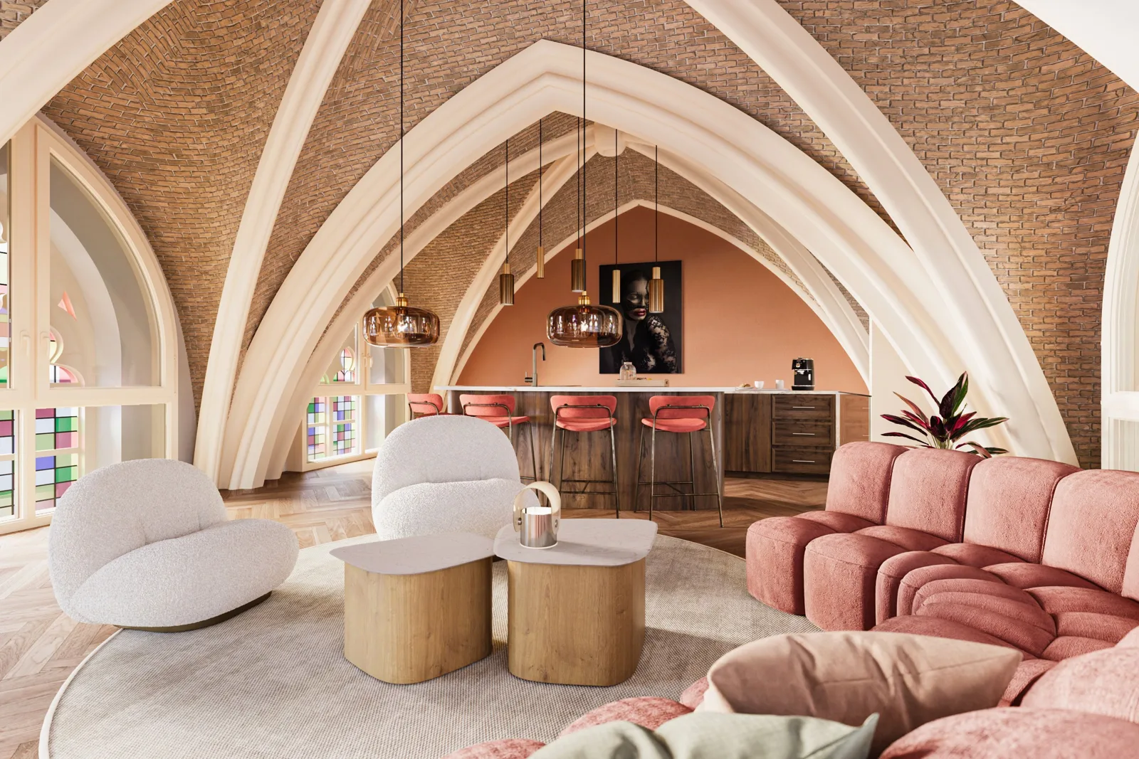 Sint Victorbasiliek, Batenburg – impressie van een slaapkamer