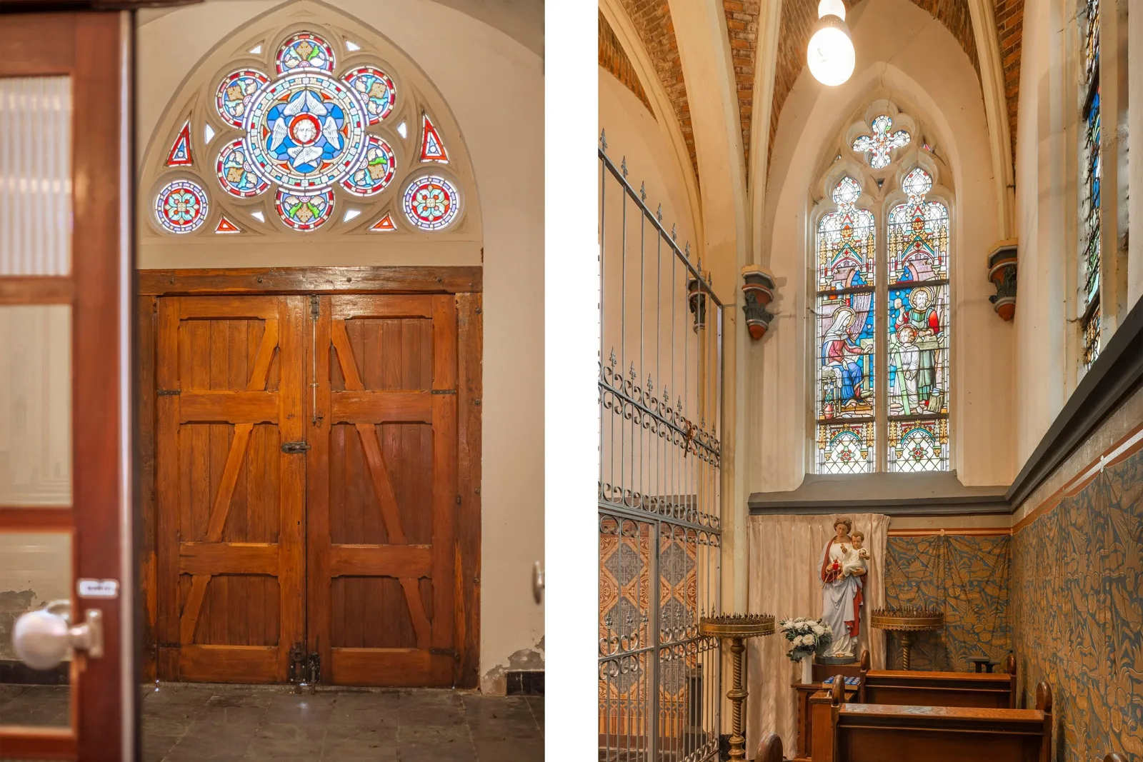 Sint Victorbasiliek, Batenburg – de zware houten deuren