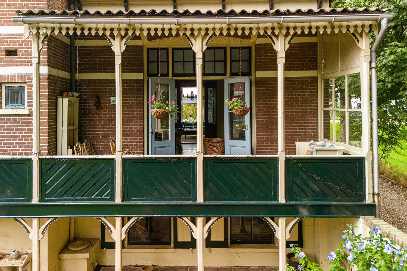 Pastorie Kerkbuurt, Blankenham – de veranda