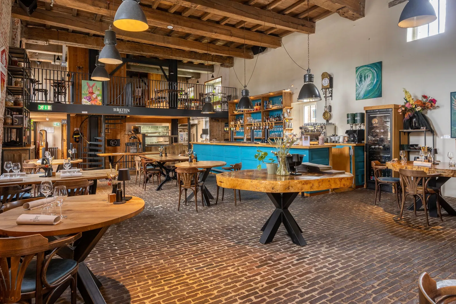 Het Arsenaal, Doesburg – de grote zaal met de houten balken