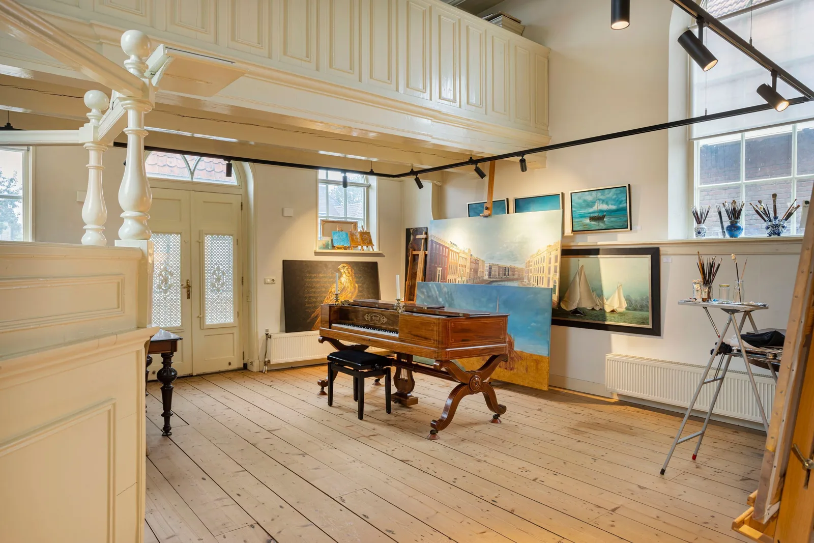 Kleine Vermaning, Hindeloopen – het voormalige schip, nu atelier