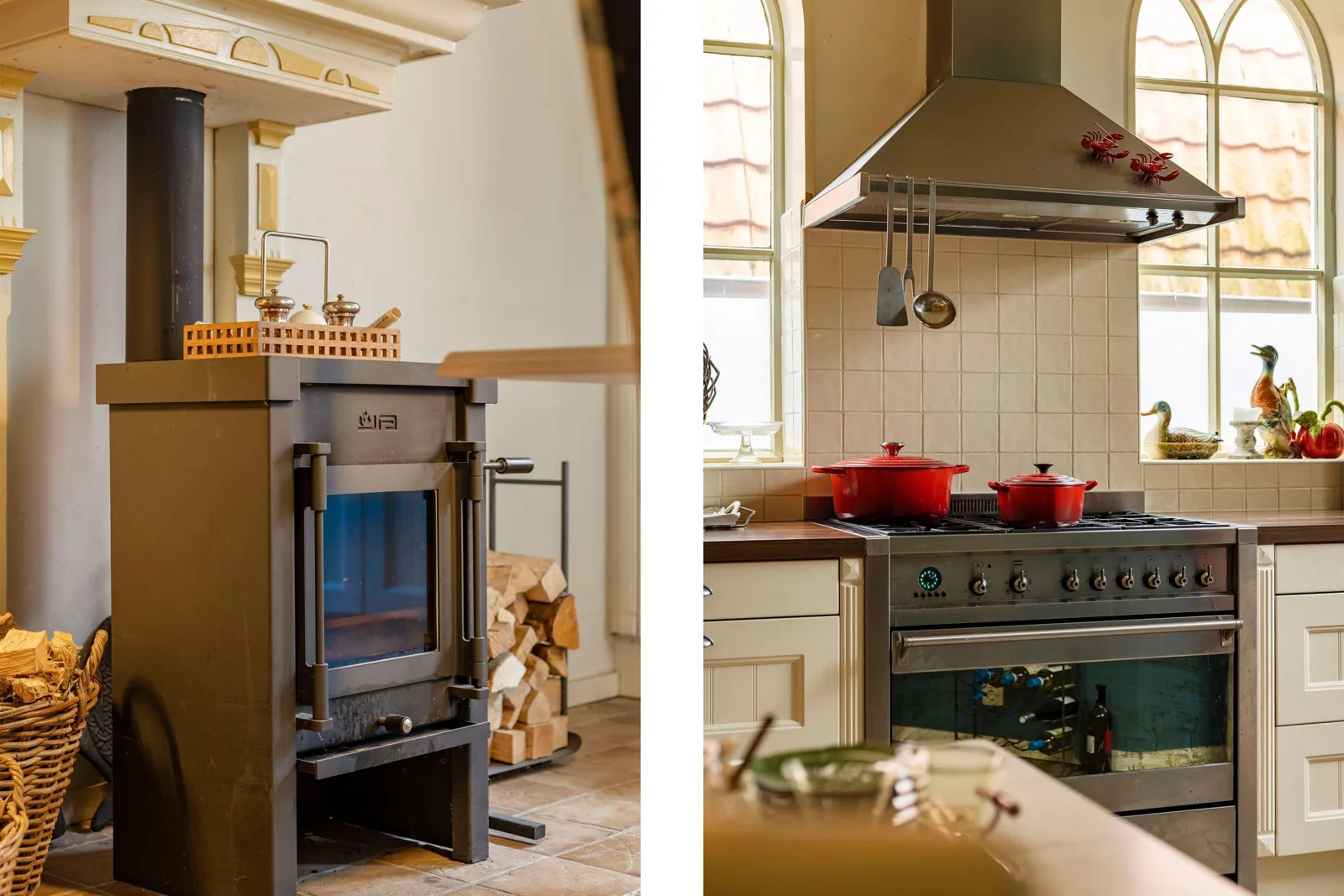 Kleine Vermaning, Hindeloopen – de keuken in de voormalige kosterij