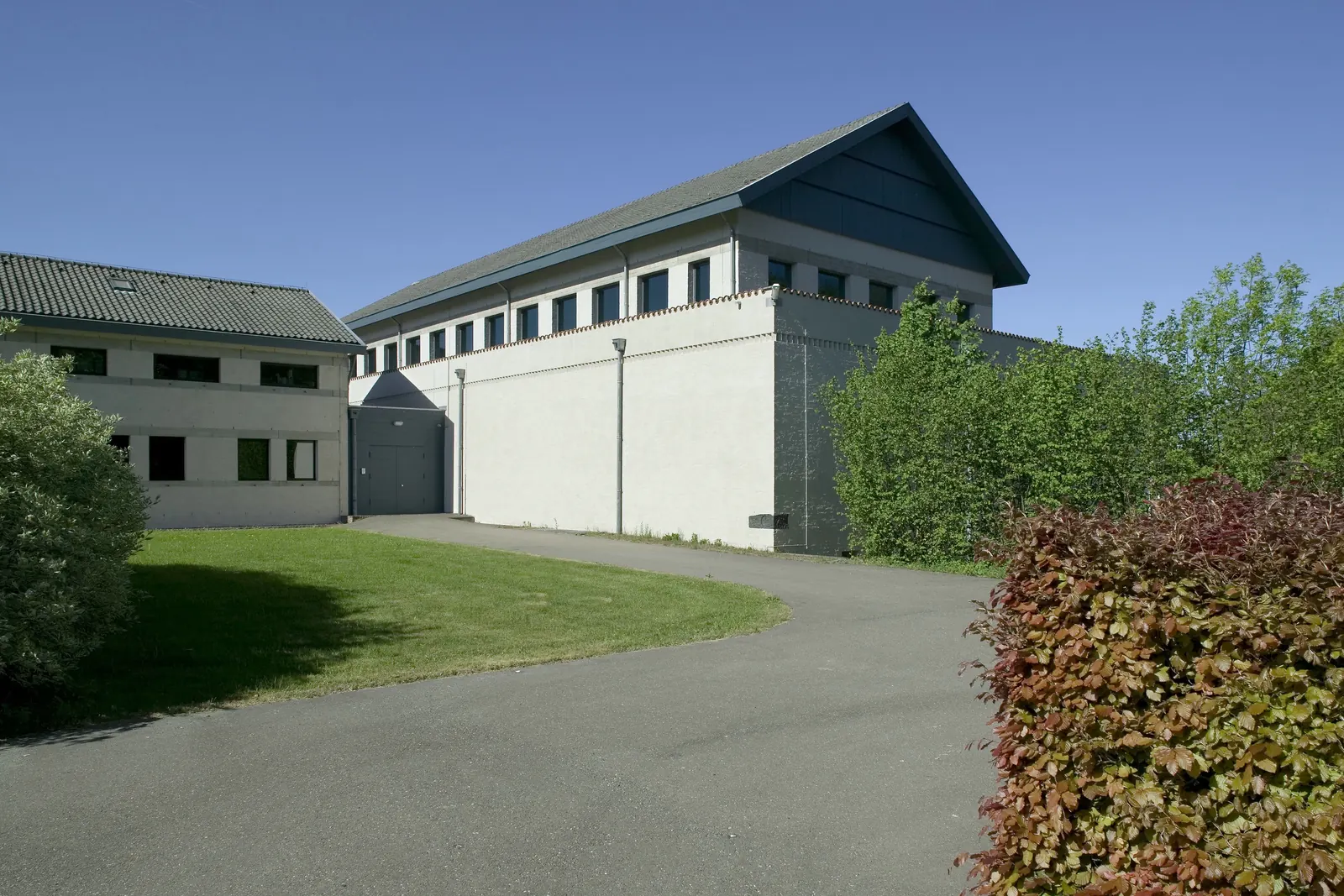 Abdijkerk Sint-Benedictusberg, Mamelis bij Vaals (1956–1968), ontwerp Dom Hans van der Laan